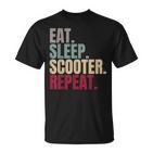 Eat Sleep Scooter Repeat T-Shirt