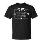 Erde Rasse Mensch Birth Place T-Shirt