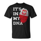 Es Ist In Meiner Dna Polska Genetik Polish Roots Poland T-Shirt