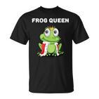 Frog Queen Girls' Frog Women's Frog T-Shirt