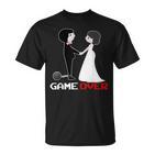 Game Over Wedding Groom Jga  T-Shirt