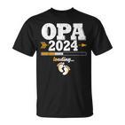 Grandpa 2024 Loading Werdender Opa T-Shirt