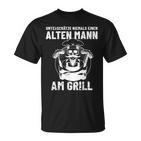 Grillen Unterschatze Niemal Ein Alten Mann Mit Grill S T-Shirt