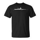 Grönland Kayak Paddle Line Drawing T-Shirt