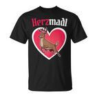 Herzmadl Deer Dirndl Costume Women's T-Shirt