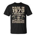 Ich Bin Nicht 54 Ich Bin 18 Jahre Alt Und Habe 36 Jahre Olt Geburtstag 1970 T-Shirt