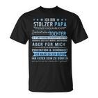 Ich Bin Stolzer Papaater Tochter Eltern Geschenk Ich Bin T-Shirt