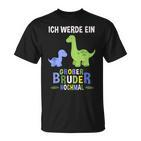 Ich Werde Ein Große Bruder Nochmal Dinosaur T-Shirt