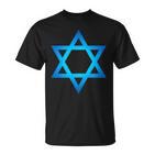 Israel Flag Small Star Of David Judaism Hexagram Symbol T-Shirt