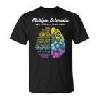 Ja Es Es Ist Alles In Mein Kopf Multiple Sclerosis Ms T-Shirt