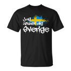 Jag Älsker Dig Sverige Sweden Holiday And Camping T-Shirt