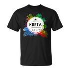 Kreta 2024 Colourful Travel Quote T-Shirt