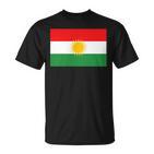 Kurdistan With Kurden Flag T-Shirt