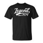 Legende Seit 1974 Geschenk 50 Geburtstag Jahrgangintage T-Shirt