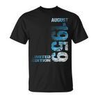 Limited Edition August 1959 Mann Frau 65 Geburtstag T-Shirt