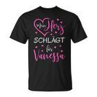 Mein Herz Schlägt Füranessa I Love I Loveanessa T-Shirt