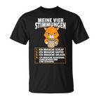 Meineier Stimmungen Cat Sarcasm Slogan T-Shirt