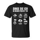 In Meiner Freizeit Hiking Hiking Mountains T-Shirt