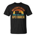 Mir Reicht's Ich Geh Ape Fahren Cult Tricycleespacar 50 T-Shirt