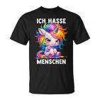 Misantroph Ich Hasse Menschen T-Shirt