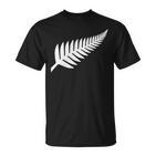 New Zealand Silver Fern Nz Proud Kiwi Rugby  T-Shirt