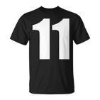 Number Eleven Number 11 Numbers T-Shirt