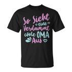 Oma Sprüche So Sieht Eineerdammt Coole Oma Aus T-Shirt