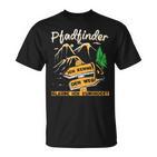 Pfadfinder Ich Kenne Den Weg Camping Campfire T-Shirt