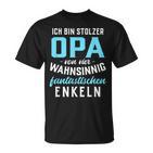 With Proud Grandpaonier Wahnsinnig Fantastischen Grandkels 4 Grandson S T-Shirt