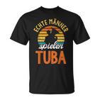 Real Männer Spielen Tuba S T-Shirt