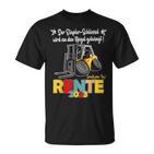 Rente Pension 2023 Forklift T-Shirt