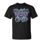 Retro Old School Hip Hop Graffiti Cassette 80S 90S T-Shirt