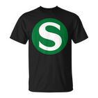 S Linie Zug T-Shirt