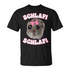 Schlafi Schlafi Hamster Hamster Hamstie Meme Sleep T-Shirt