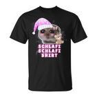 Schlafi Schlafi Sad Hamster Meme T-Shirt