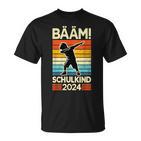 Schulkind 2024 Bääm Für Schulanfang T-Shirt