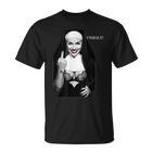 Sexy Nun Middle Finger T-Shirt