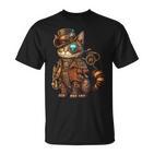 Steam Punk Cat Kitten Kitty Steampunk T-Shirt