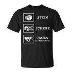 Stone Scissors Paper Haha Reingeguck Reingeschaut T-Shirt