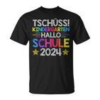 Tschüss Kindergarten Hello School 2024 Graduate T-Shirt