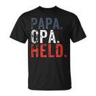 Vater Und Sohn Papa Opa Held Familie Grosseltern S T-Shirt