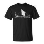 Viking Ship Nordic Mythology Nordmann & Walhalla T-Shirt