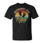 Vintage Retro Bördert Zum Opa 2024 T-Shirt