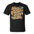 Volksschule Geschafft 2024 Eine Legende Gehtom Gelände German Langu T-Shirt