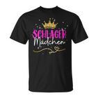 Women's Schlager Girls Schlager Queen 2024 Hit Party Outfit T-Shirt