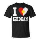 Yazidi Yazidi Flag Ezidxan Ezidi T-Shirt