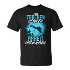 Zum Diving Geboren Slogan  Sea Diver T-Shirt