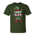 Chef Elf Christmas Outfit Partner Look Christmas T-Shirt