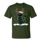 Christmas Pyjamas Reindeer Cat T-Shirt