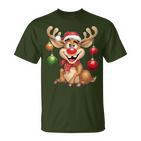 Christmas Reindeer Rudolph  T-Shirt